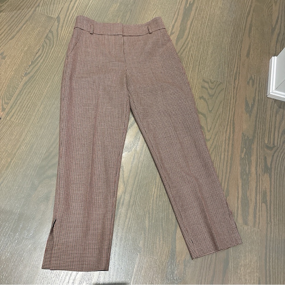 Judith and Charles houndstooth wool pants